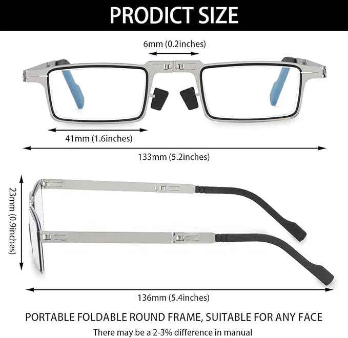 🔥 Buy 1 Get 1 Free 🔥 Ultra Light Material Screwless Foldable Reading Glasses @ Rs. 599/- - Best2Have
