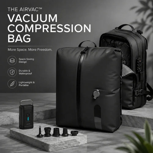 Vacuum Seal Waterproof Travel Duffle Bag With Pumps