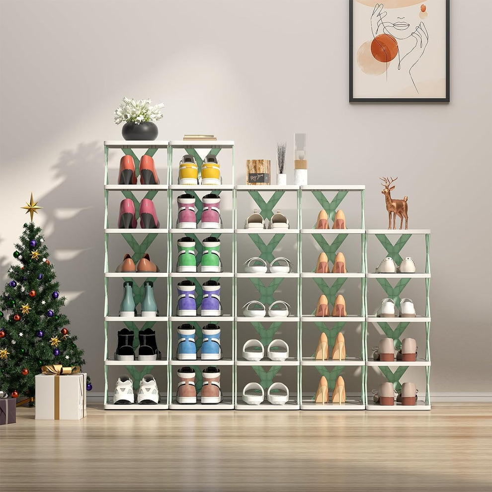 Shoes Rack For Home Plastic, Adjustable Shoe Stand