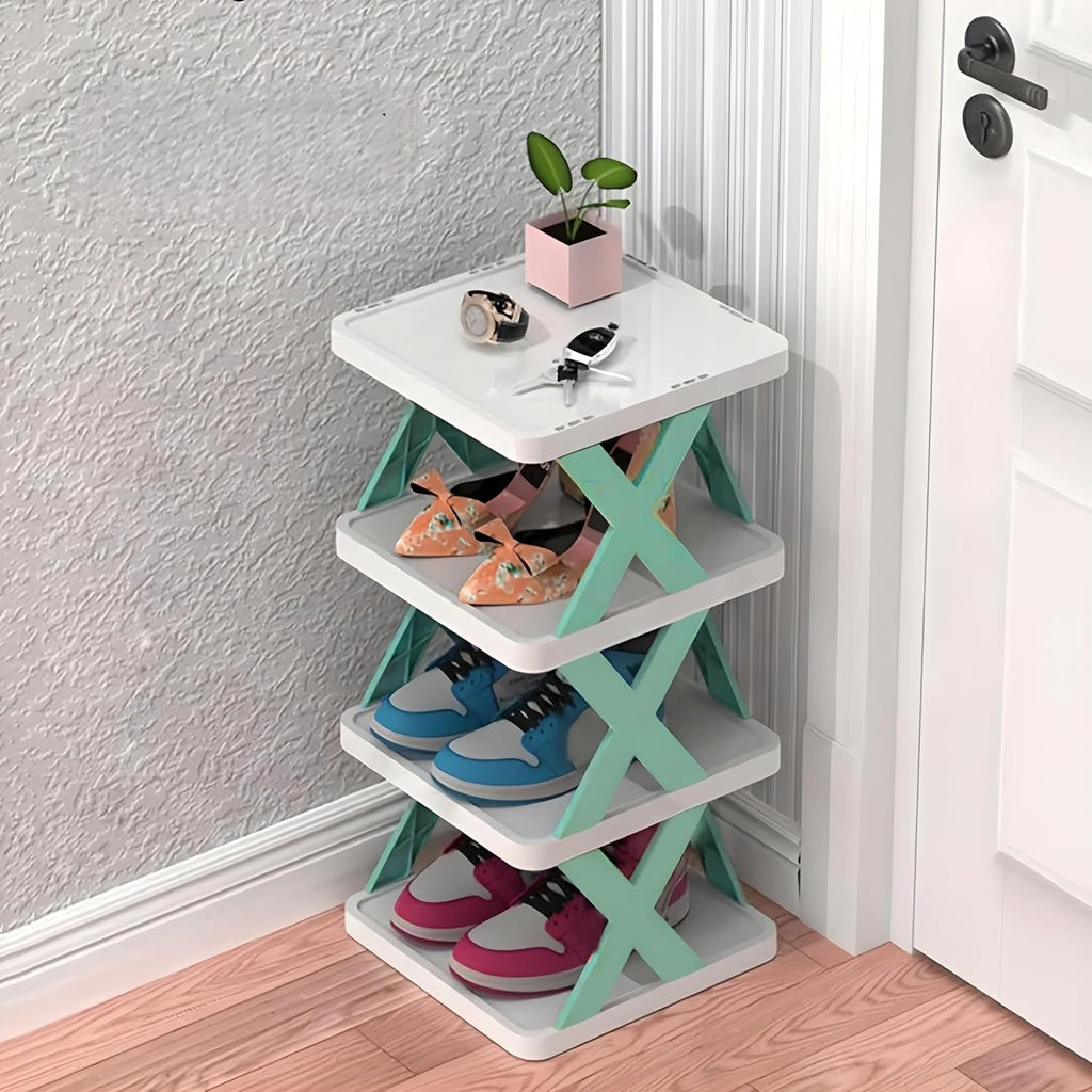 Shoes Rack For Home Plastic, Adjustable Shoe Stand